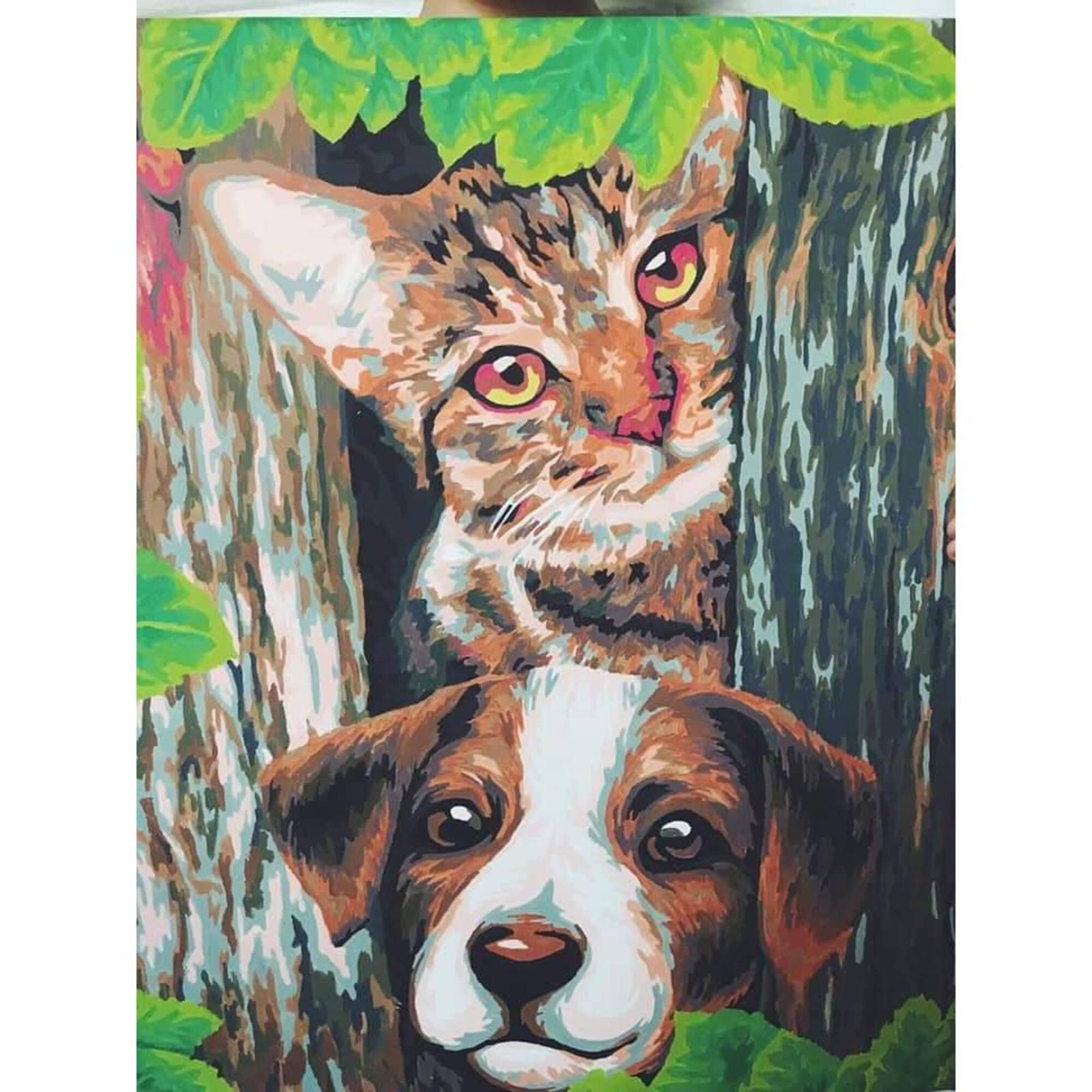 Crafting Spark Two Friends Painting by Numbers Kit